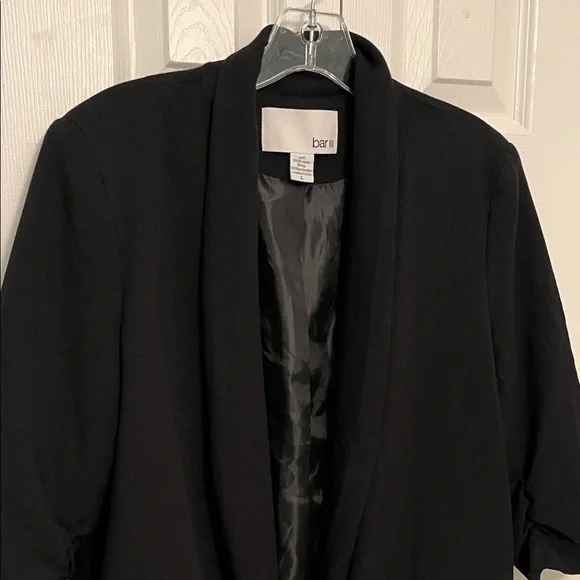Bar III Elegant Black Women's Blazer large - Picture 2 of 6
